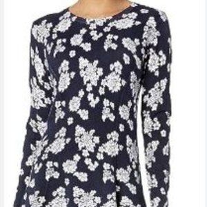 Michael Kors true navy flare dress (NWT)